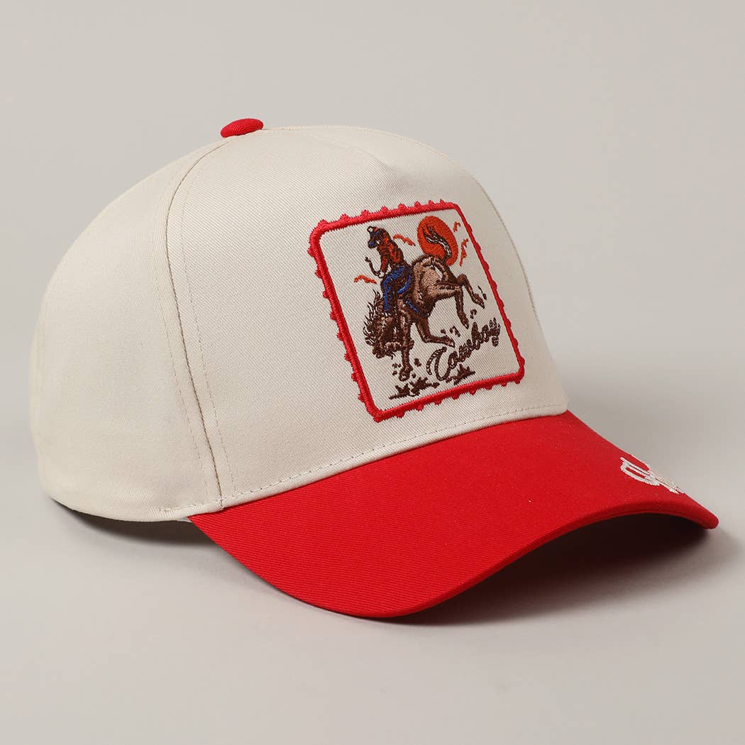 COWB-RED-CAP