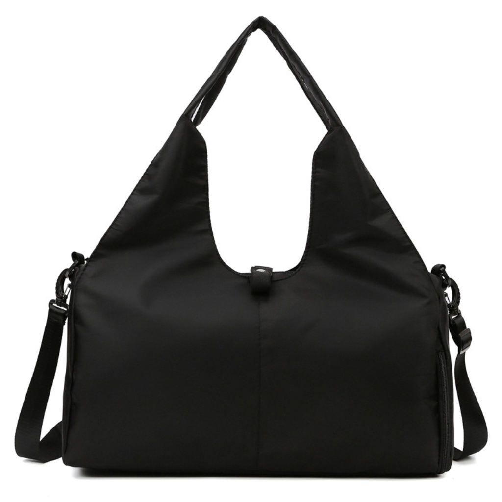 Women's Oxford Fabric Casual Large Shoulder Gym Bag: Gray / One Size