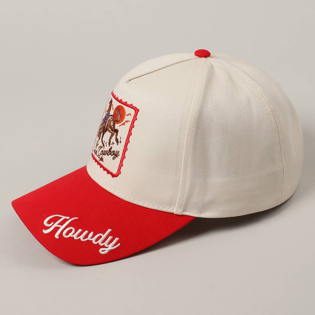 COWB-RED-CAP