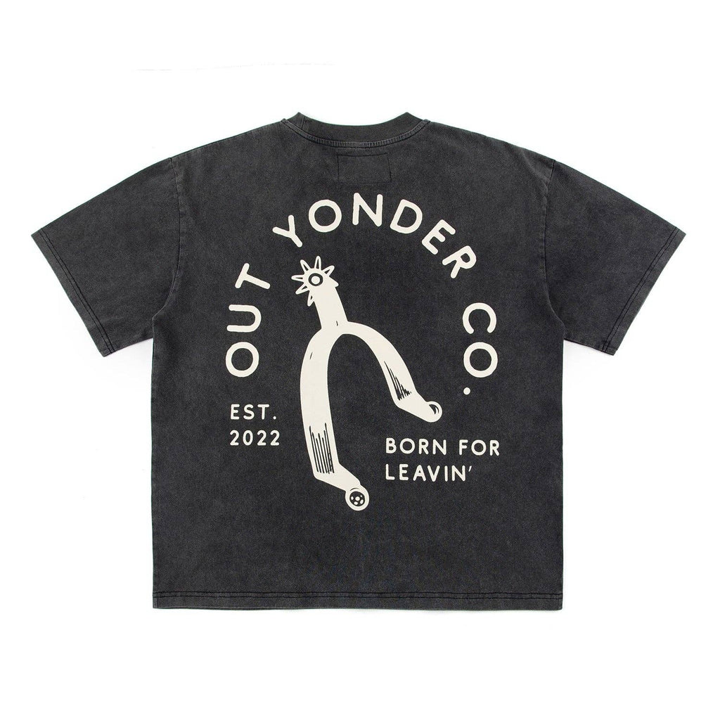 Spur Boxy Tee (Vintage Black): XL