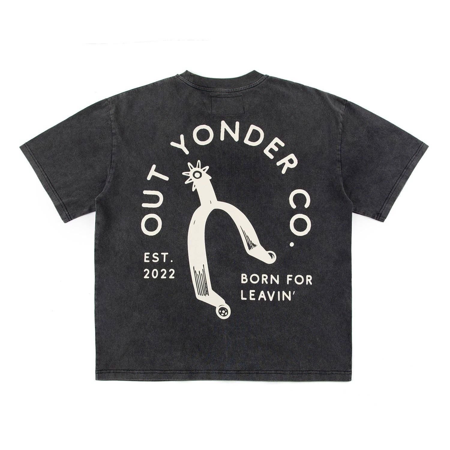 Spur Boxy Tee (Vintage Black): XL
