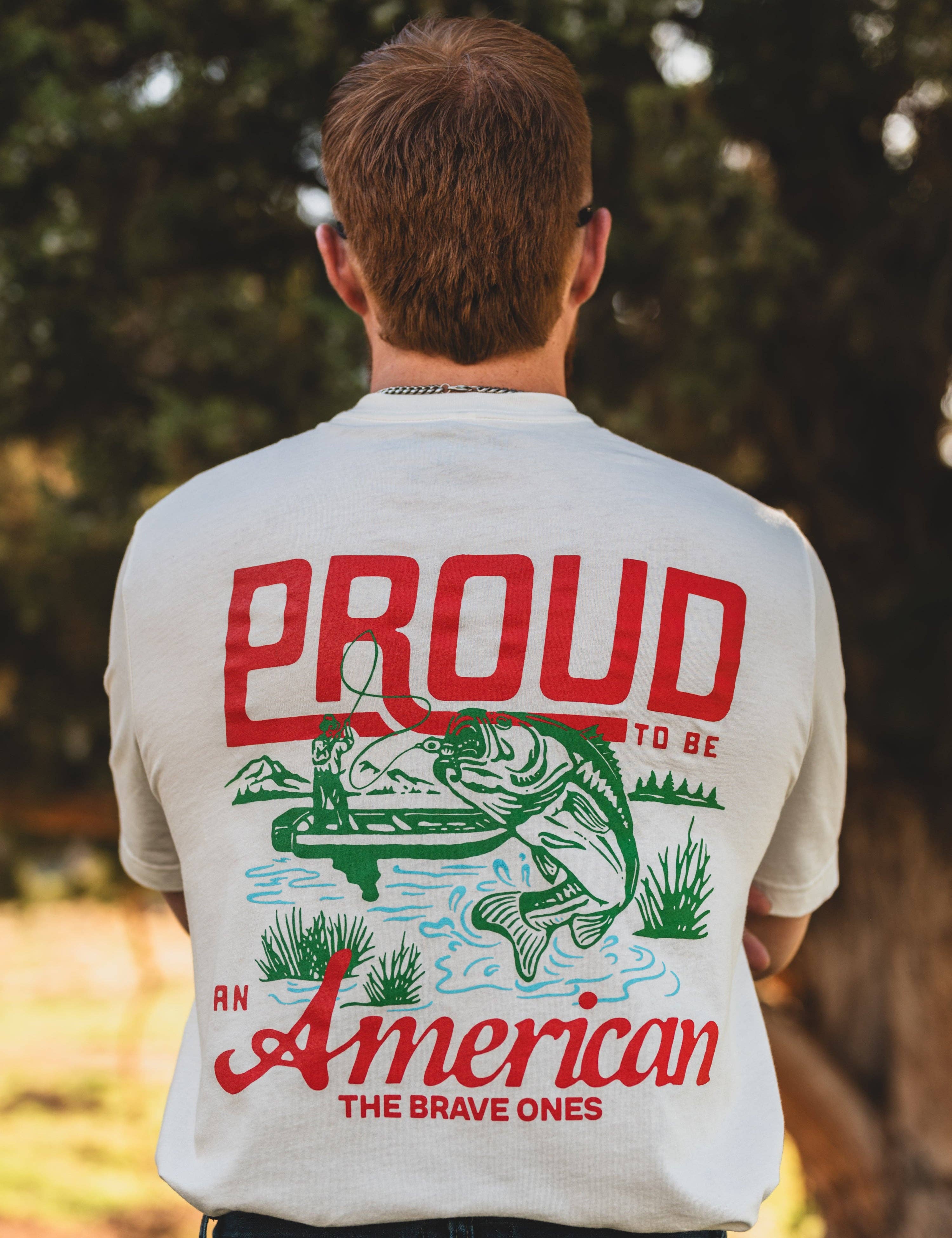 Proud American Fisherman T-Shirt | The Brave Ones: