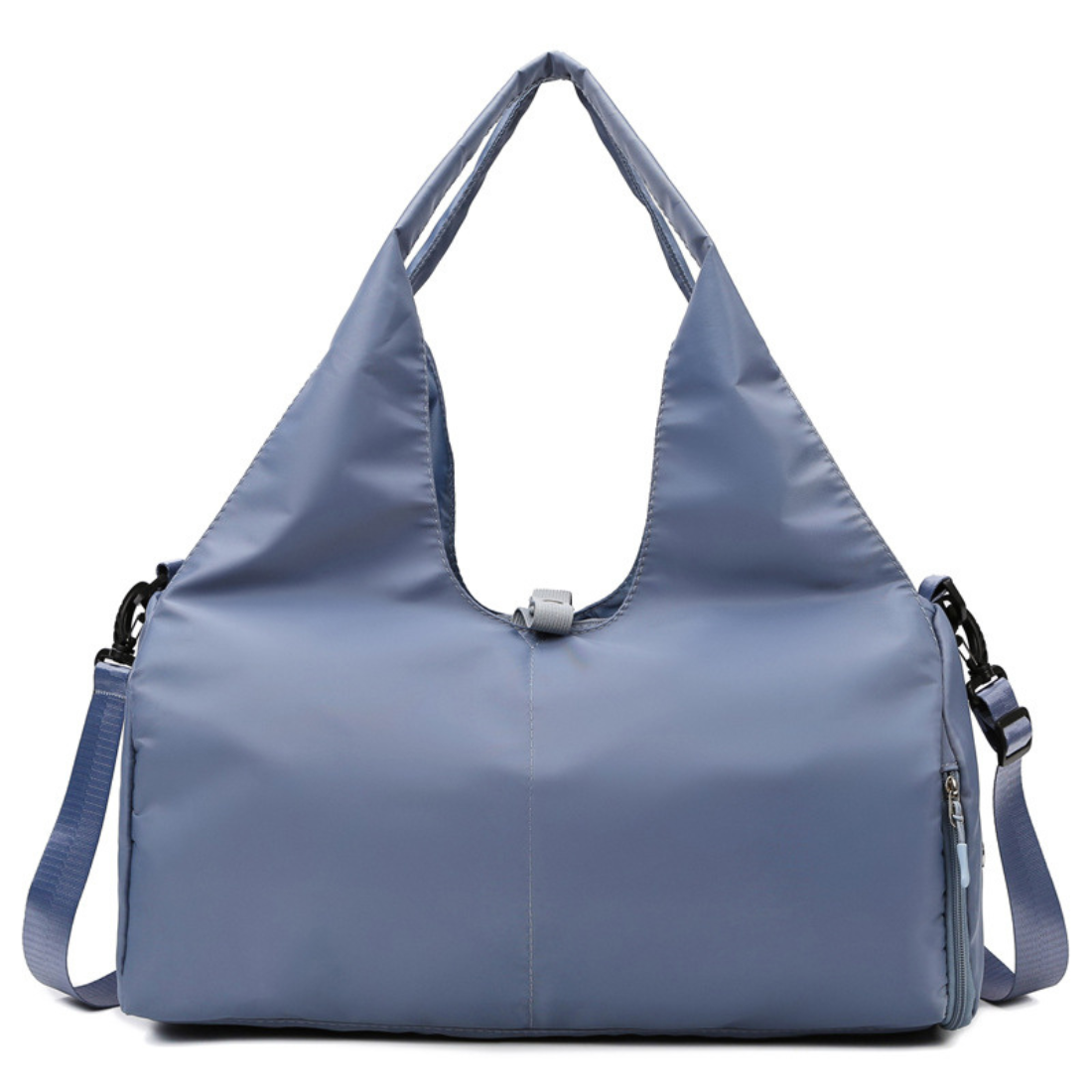 Women's Oxford Fabric Casual Large Shoulder Gym Bag: Gray / One Size