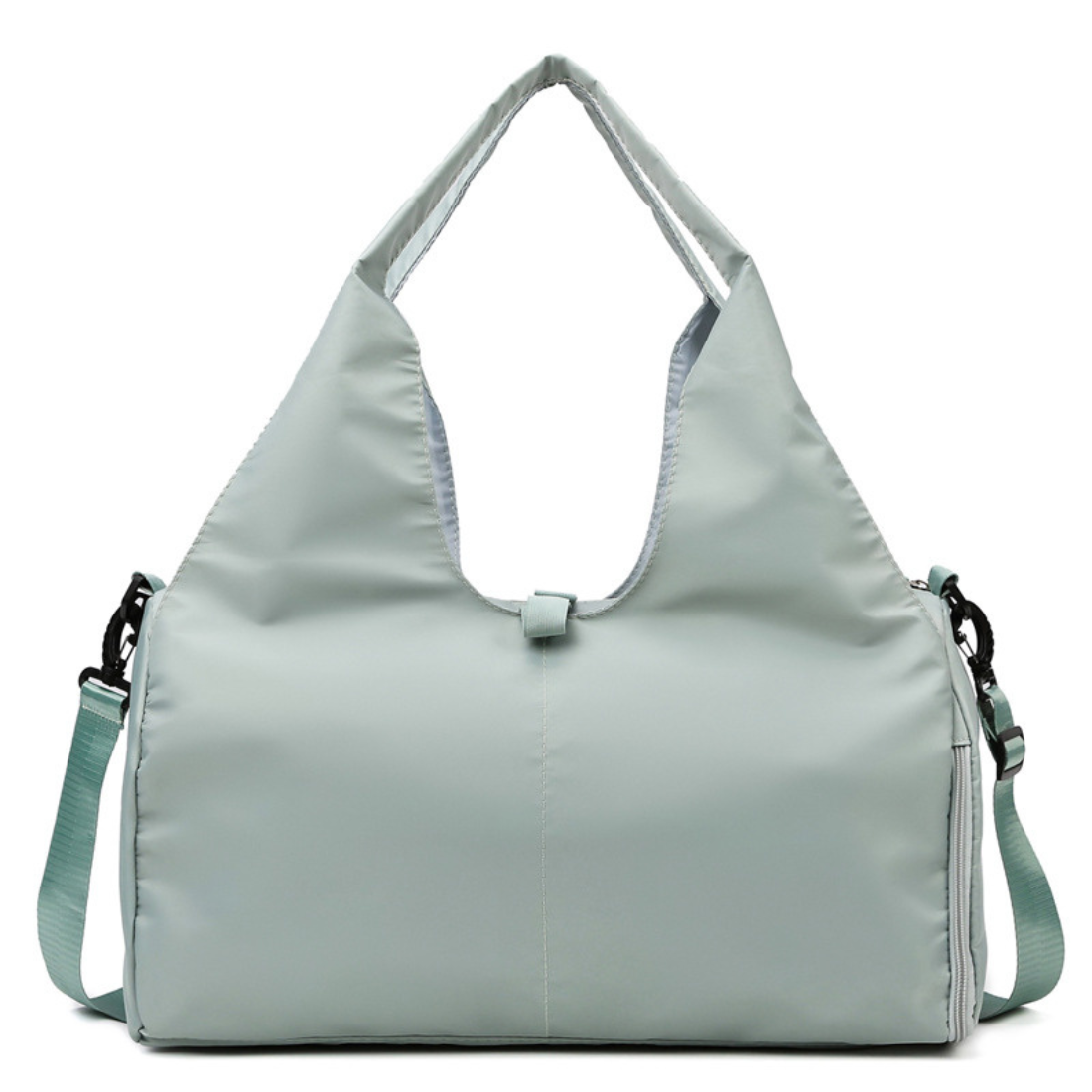 Women's Oxford Fabric Casual Large Shoulder Gym Bag: Gray / One Size
