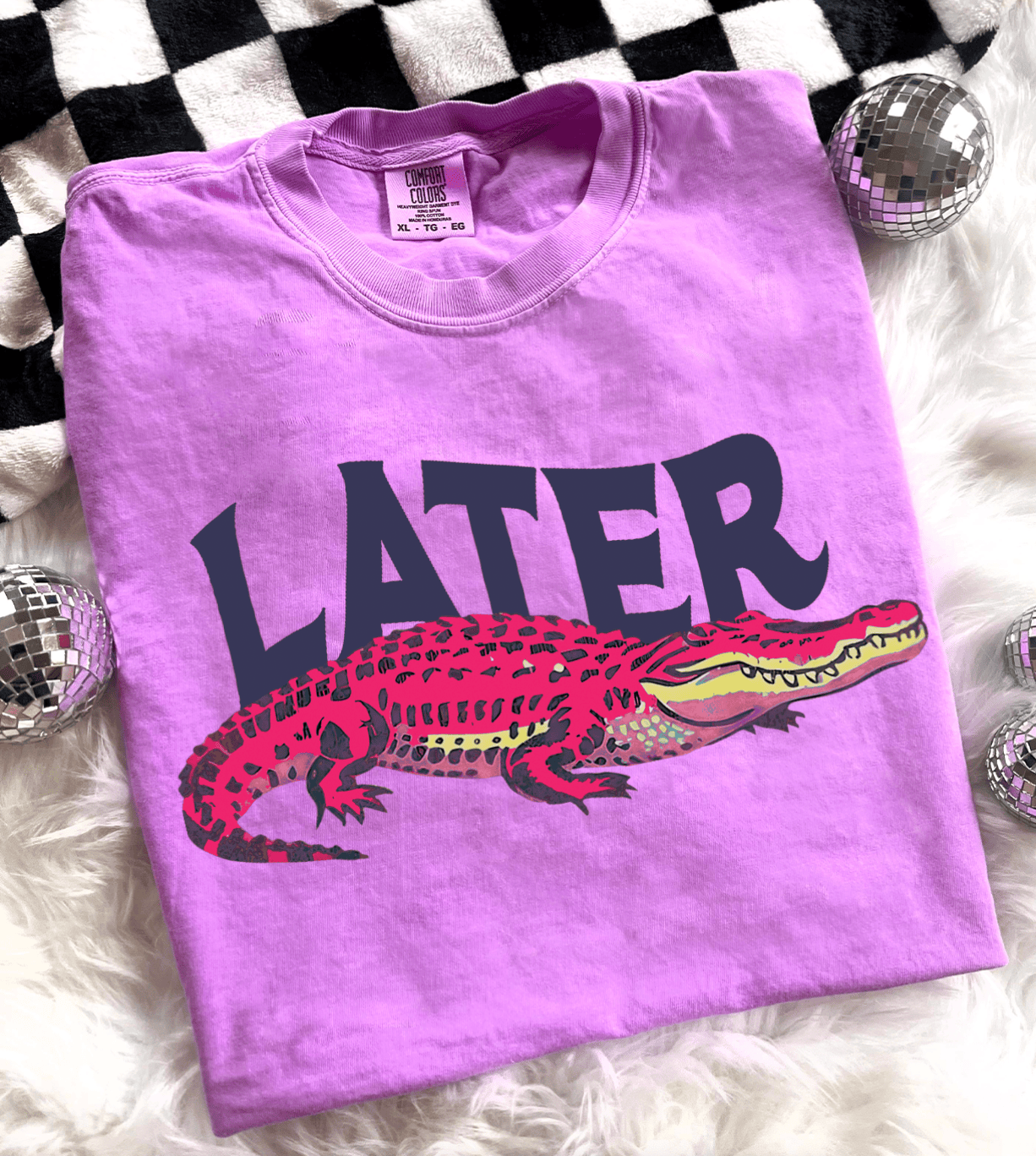 Later Gator - Neon Violet Comfort Color