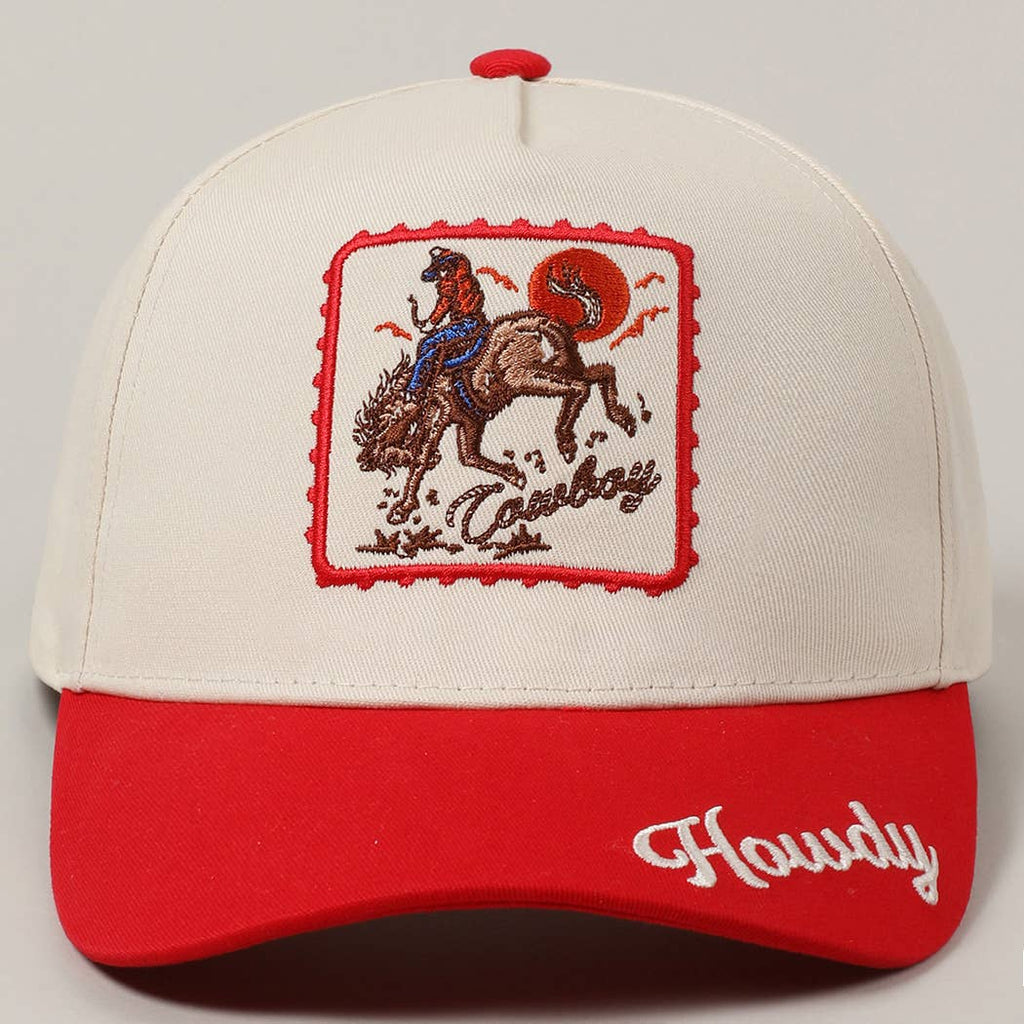 COWB-RED-CAP