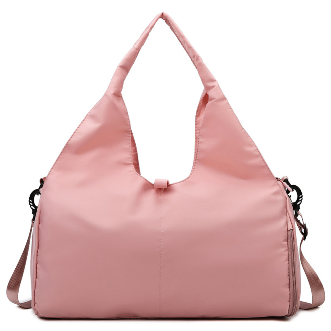 Women's Oxford Fabric Casual Large Shoulder Gym Bag: Gray / One Size
